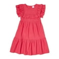 thumbnail image 1 of Wonder Nation Girls Ruffle Yoke Dress, Sizes 4-18 & Plus, 1 of 3