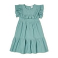 thumbnail image 1 of Wonder Nation Girls Ruffle Yoke Dress, Sizes 4-18 & Plus, 1 of 3