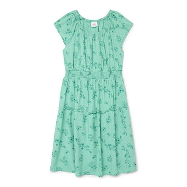 Wonder Nation Smocked Dress, Sizes 4-18 & Plus