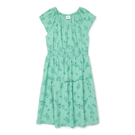 Wonder Nation Smocked Dress, Sizes 4-18 & Plus