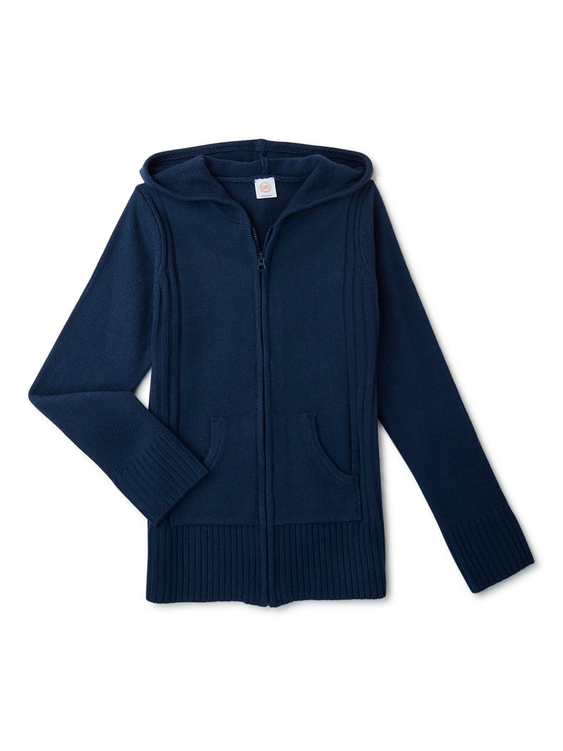 BoTT VERDY パーカー　NAVY BLUE VICKY Girls Velour Hoodie-Starboard Blue | Boden USA