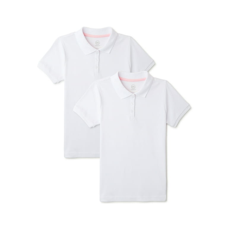 Handwriting Breeze Excavation Wonder Nation Girls School Uniform Interlock Short Sleeve Polo Shirt, 2-Pack, Sizes 4-18 - Walmart.com Handwriting Breeze Excavation Wonder Nation Girls School Uniform Interlock Short Sleeve Polo Shirt, 2-Pack, Sizes 4-18 - Walmart.com