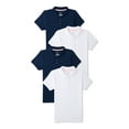 thumbnail image 1 of Wonder Nation Girls School Uniform Interlock Short Sleeve Polo Shirt, 4-Pack, Sizes 4-18, 1 of 3