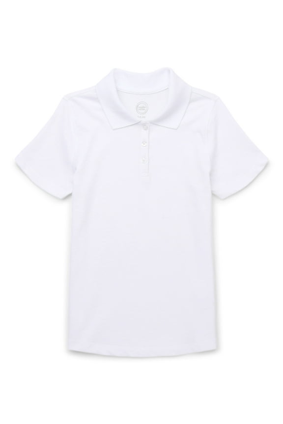 Girls School Uniform Short Sleeve Jersey Polo