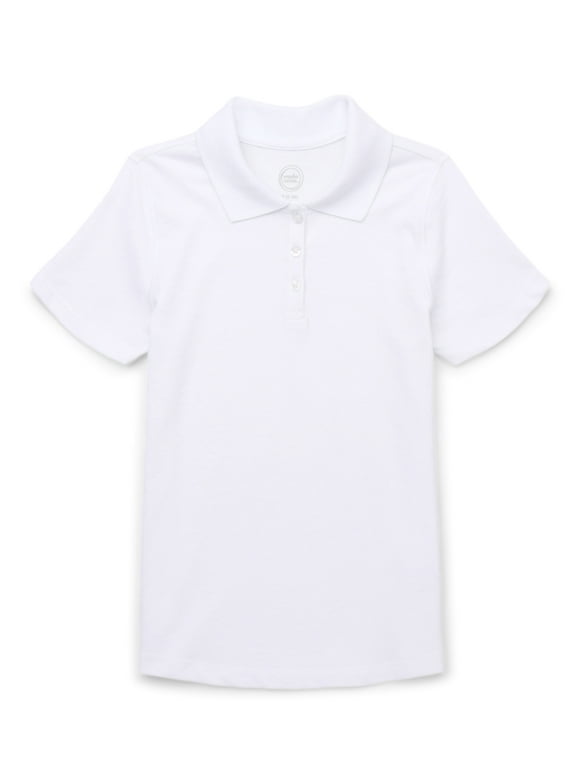 Girls School Uniform Short Sleeve Jersey Polo