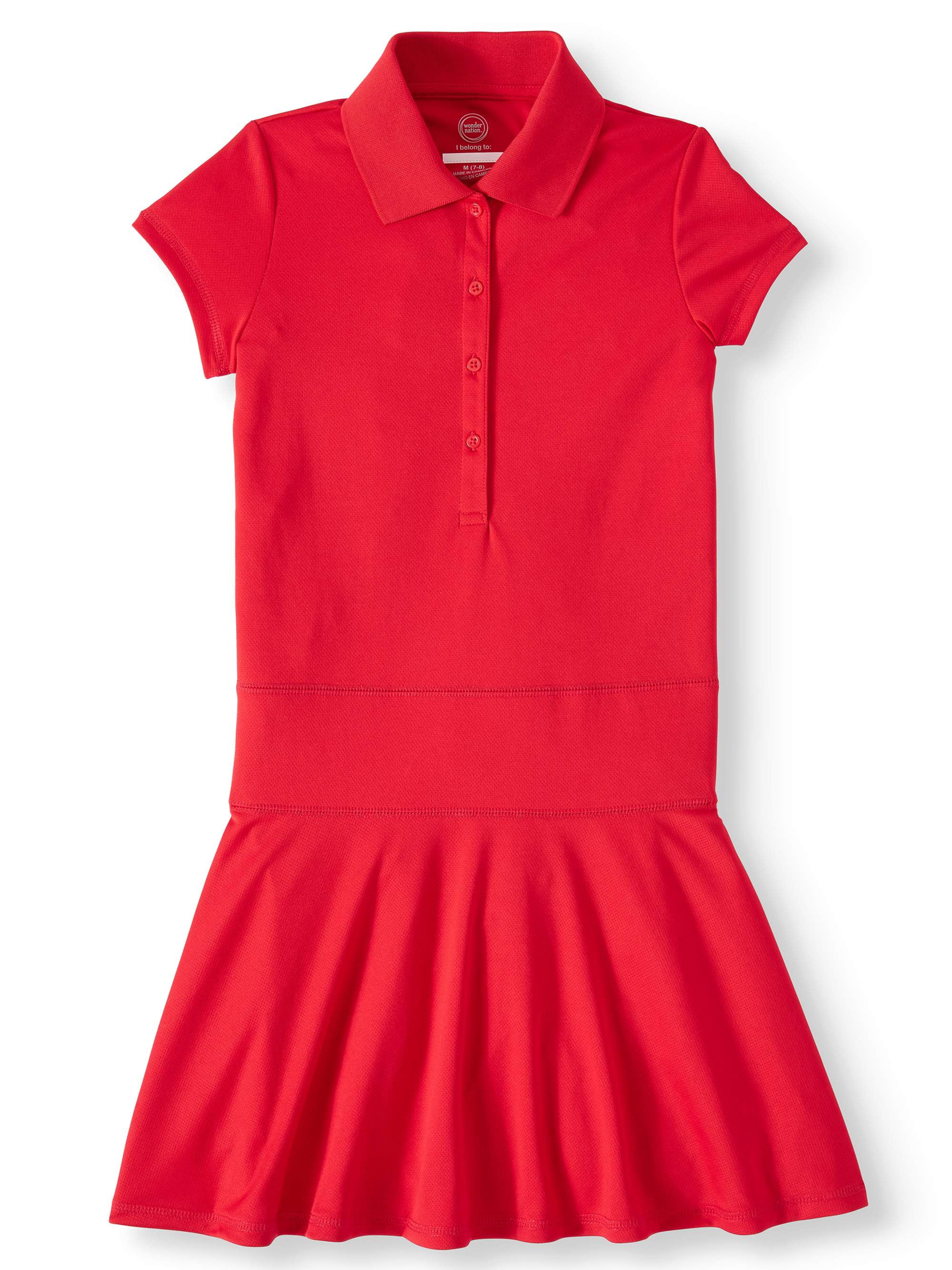 Girls uniform polo dress hotsell