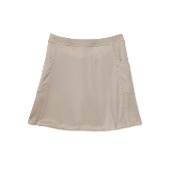 Wonder Nation Girls School Uniform Performance Scooter with Pockets, Sizes 4-16