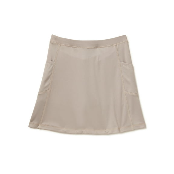 Wonder Nation Girls School Uniform Performance Scooter with Pockets, Sizes 4-16