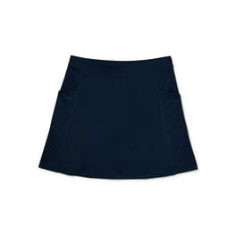 Wonder Nation Girls Stretch Ponte Knit Scooter Skirt with
