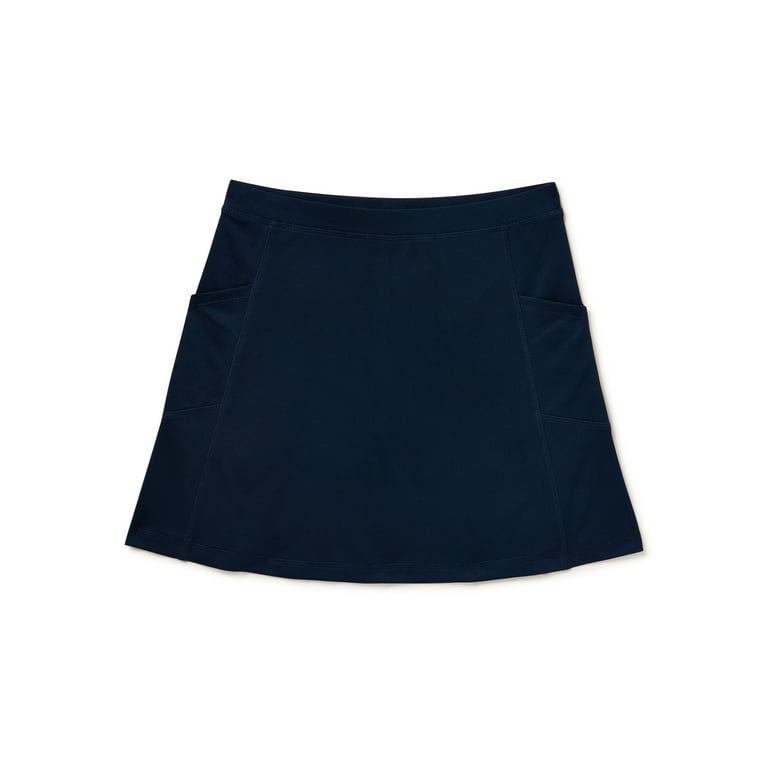 スカート Y's 21AW W/SAXONY ROLLER PAINT SKIRT 1 Wonder Nation Girls School Uniform Pleated Skort with Belt
