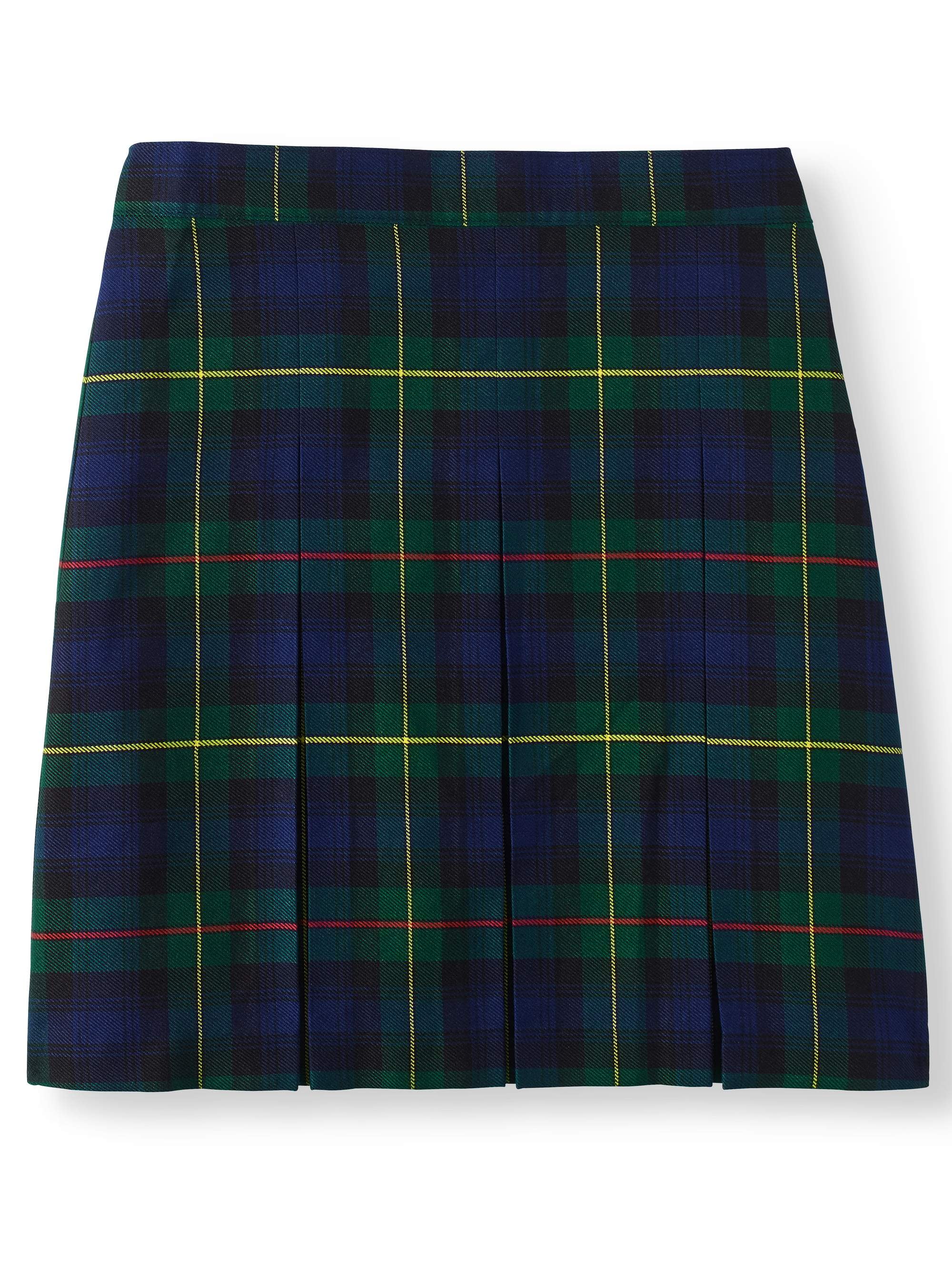 Wonder Nation Girls School Uniform Plaid Parochial Skirt, Sizes 4-16 ...