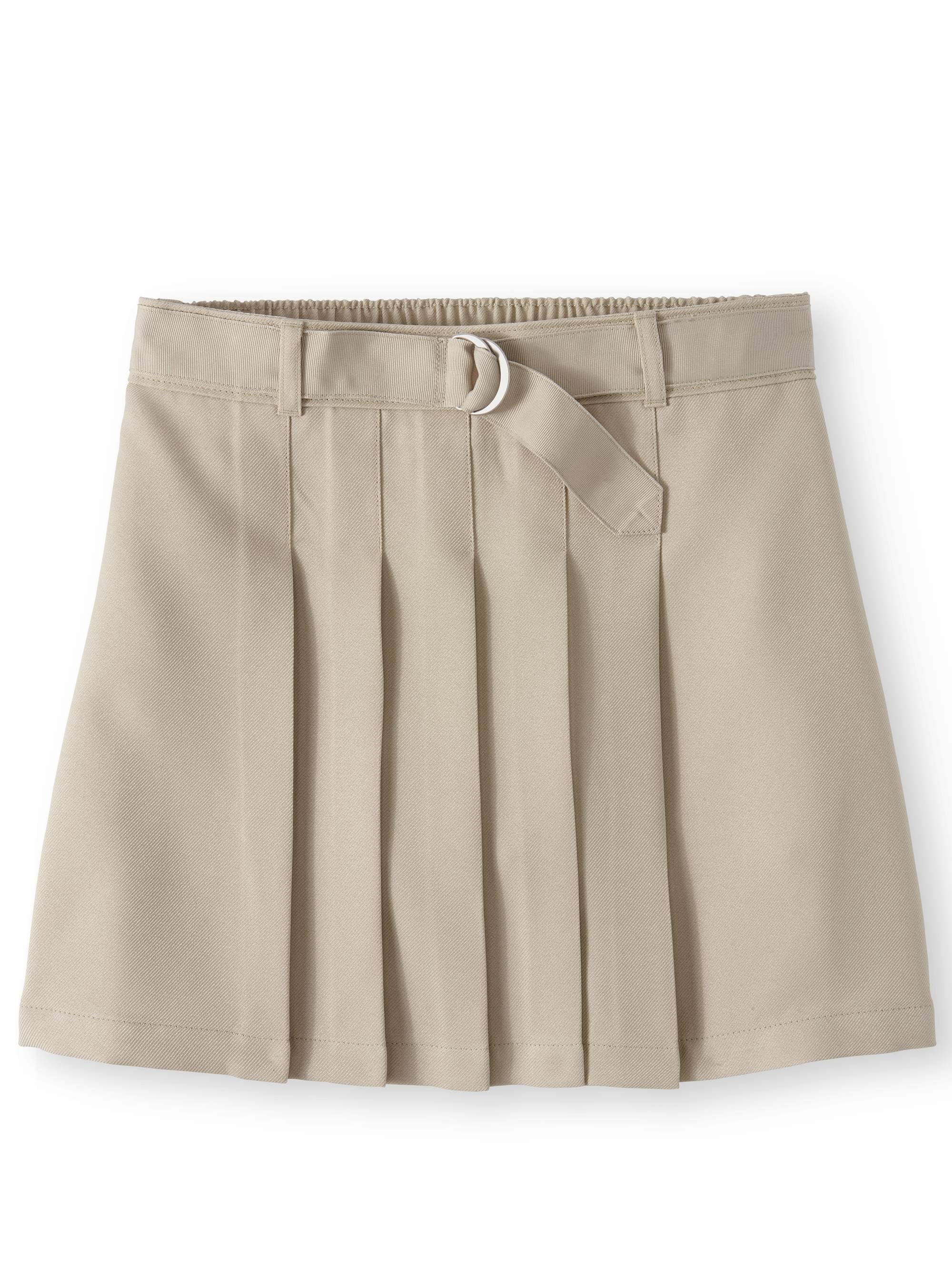 スカート Y's 21AW W/SAXONY ROLLER PAINT SKIRT 1 Wonder Nation Girls School Uniform Pleated Skort with Belt