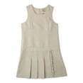thumbnail image 1 of Wonder Nation Girls School Uniform Pleated Ruffle Jumper Dress, Sizes 4-16 & 8-20 Plus, 1 of 2