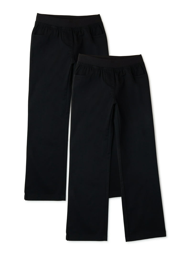 Nation Girls School Uniform Pull On Pants - Stretch Twill