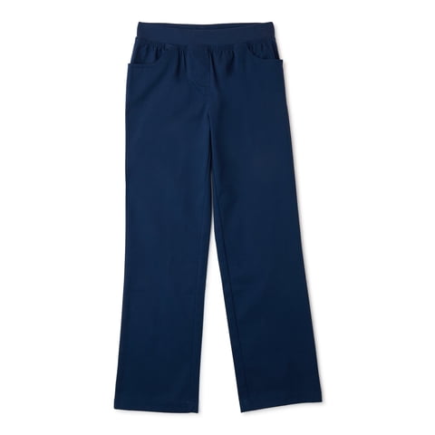 Girls School Uniform Pull On Pants, Sizes 4-16 & Plus