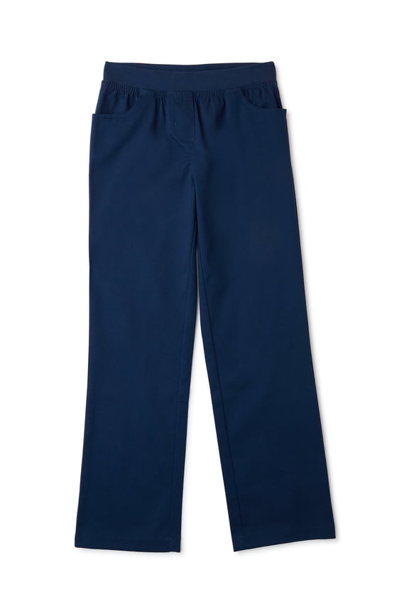 Girls School Uniform Pull On Pants, Sizes 4-16 & Plus