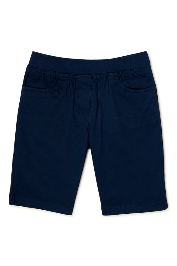 Girls School Uniform Pull On Shorts, Sizes 4-16