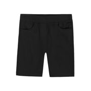 Wonder Nation Girls School Uniform Pull On Shorts, Sizes 4-16
