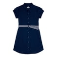 thumbnail image 1 of Wonder Nation Girls School Uniform Shirt Dress, Sizes 4-16, 1 of 3