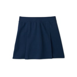 【WONDER WONDER】Daffel Check Pleated Mini Skirt Wonder Nation Girls Uniform Pleated Ruffle Skort, Sizes 4-18