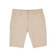 thumbnail image 1 of Wonder Nation Girls' School Uniform Stretch Twill Bermuda Shorts, Sizes 4-16, 1 of 3