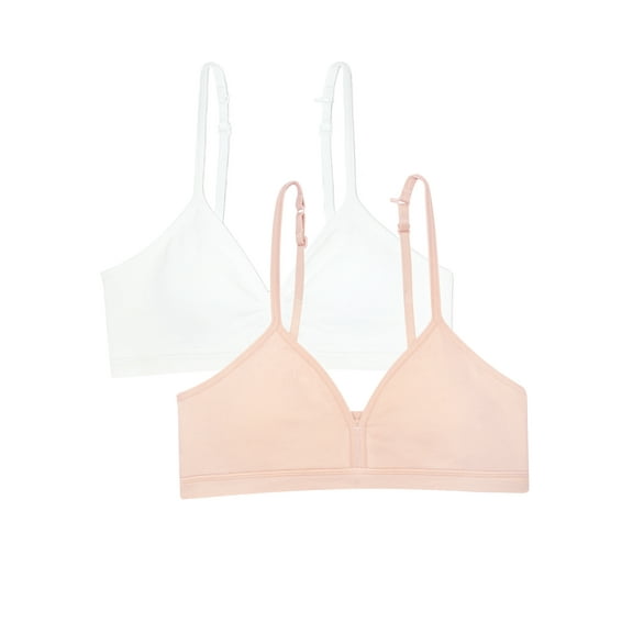 Wonder Nation Girls Seamless Bra, 2-Pack, Sizes S-XXL