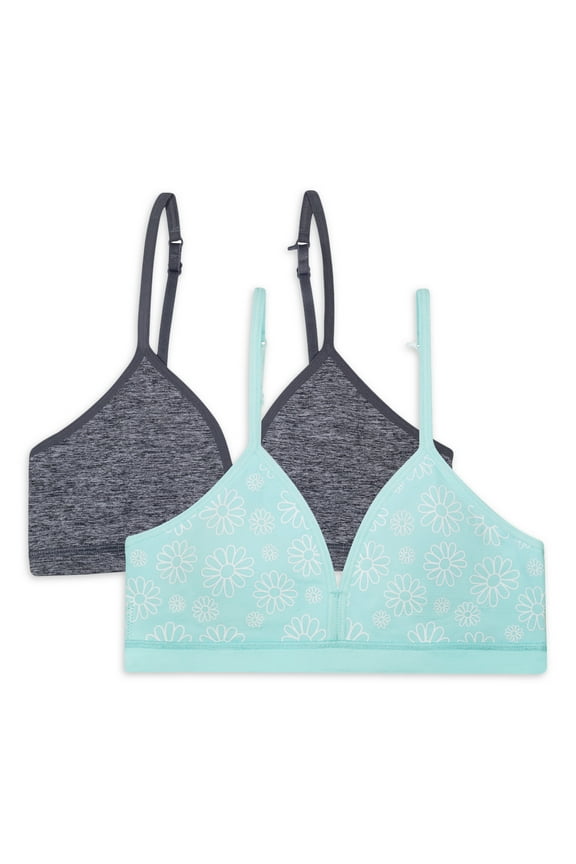 Girls Seamless Bra, 2-Pack, Sizes S-XXL