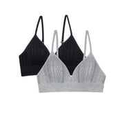 Wonder Nation Girls Structured Bra 2-Pack, Sizes 30A -38A