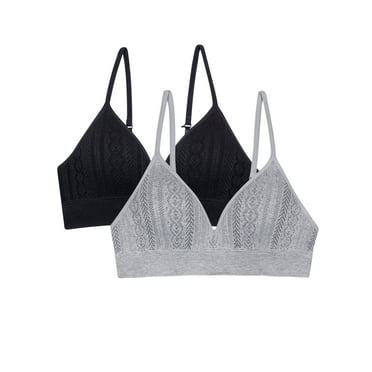 Wonder Nation Girls Seamless Longline Bras, 2-Pack, Sizes 30A-38A