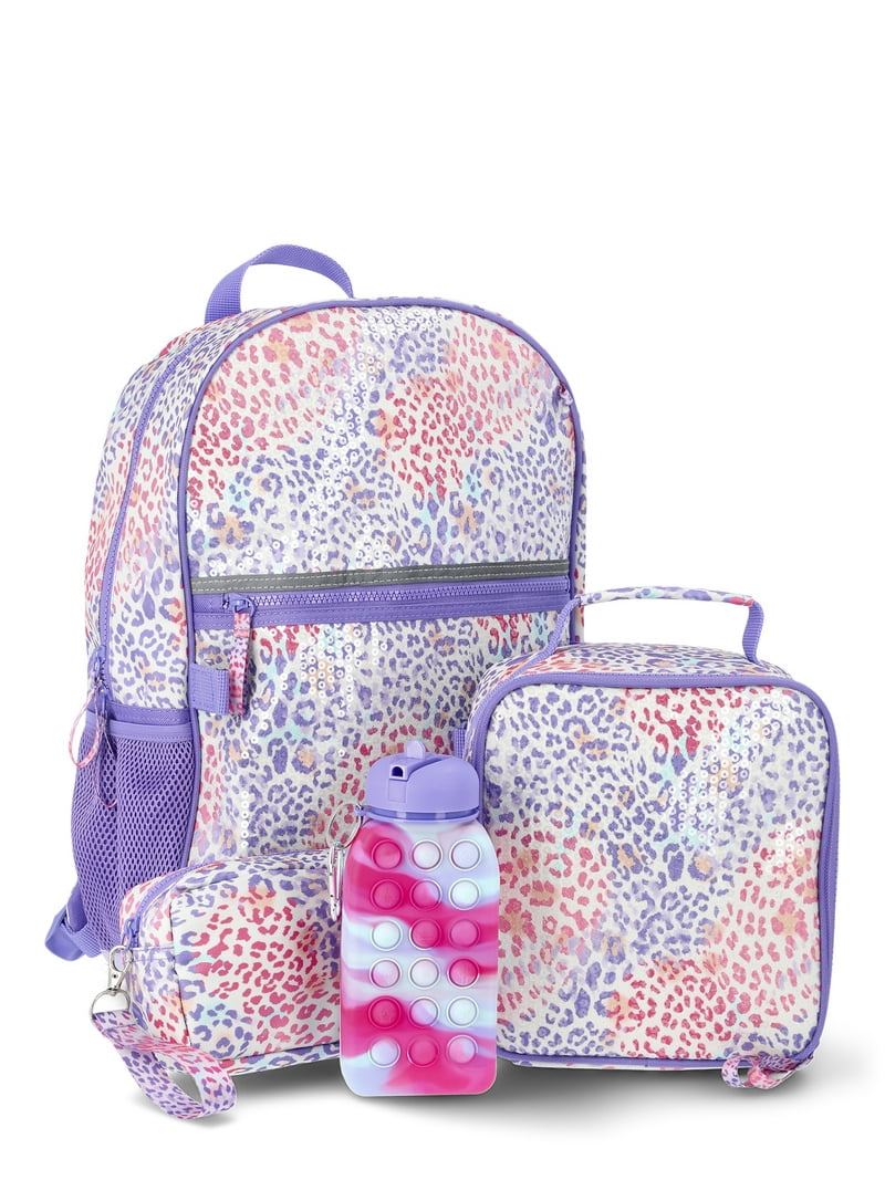 Wonder Nation Girls Sequin Hyper Leopard 17