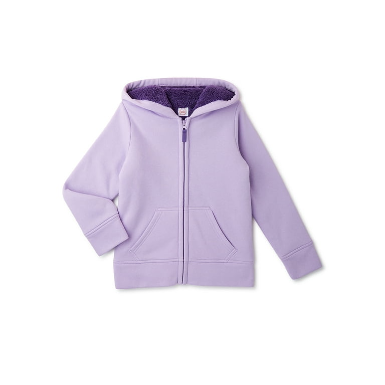 Sherpa lined hoodie walmart sale