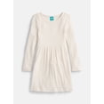 thumbnail image 1 of Wonder Nation Girls' Shimmer Knit Dress with Long Sleeves, Sizes 4-18 & Plus, 1 of 3
