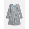 thumbnail image 1 of Wonder Nation Girls' Shimmer Knit Dress with Long Sleeves, Sizes 4-18 & Plus, 1 of 3