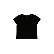 WONDER NATION Girls Short Sleeve Boxy Pocket Tee, Sizes 4-18 & Plus