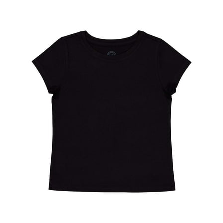 Wonder Nation Girls Short Sleeve Kid Tough T-Shirt, Sizes 4-18 & Plus