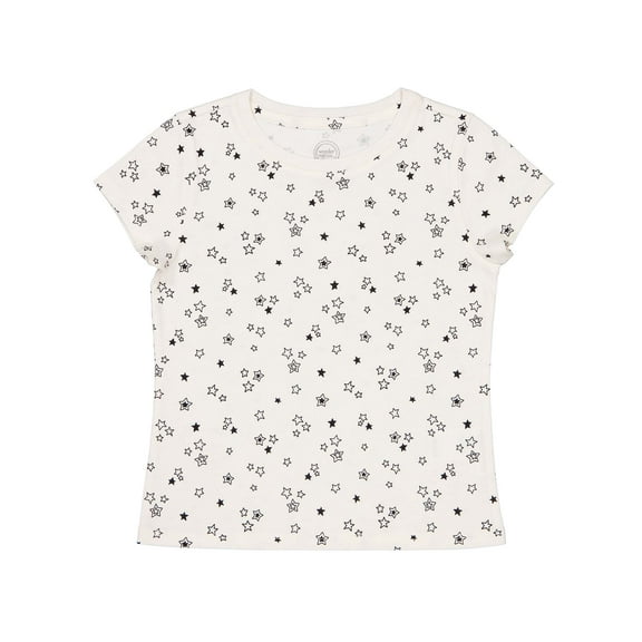 Wonder Nation Girls Short Sleeve Kid Tough T-Shirt, Sizes 4-18 & Plus