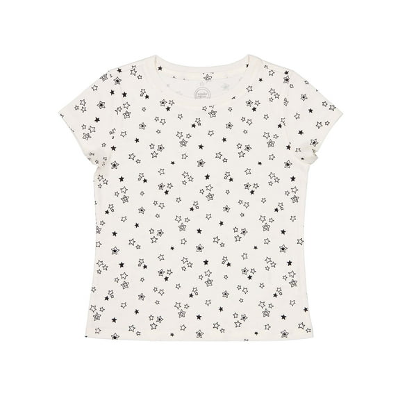 Wonder Nation Girls Short Sleeve Kid Tough T-Shirt, Sizes 4-18 & Plus