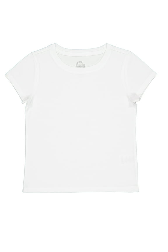 Girls Kid Tough Tee with Short Sleeves, Sizes 4-18 & Plus