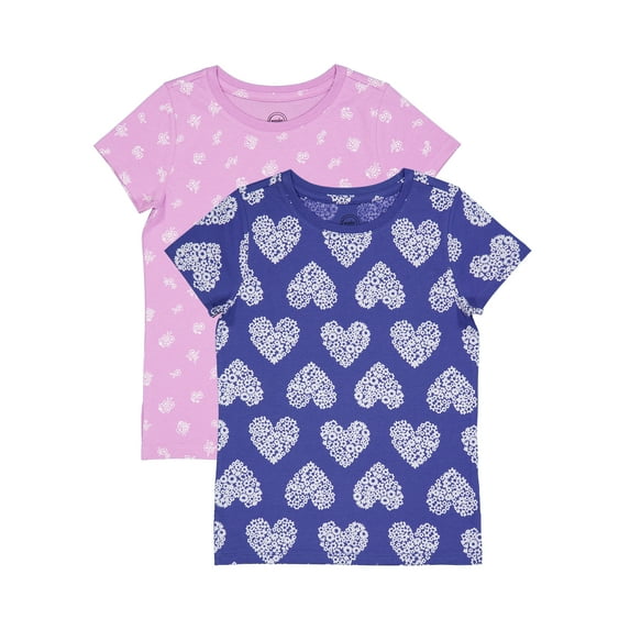 Wonder Nation Girls Short Sleeve Kid Tough Tunic Tee, Sizes 4-18 & Plus