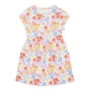 Wonder Nation Girls Short Sleeve Play Dress, Sizes 4-18 & Plus