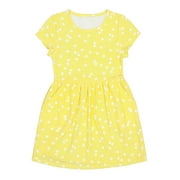 WONDER NATION Girls Short Sleeve Play Dress, Sizes 4-18 & Plus