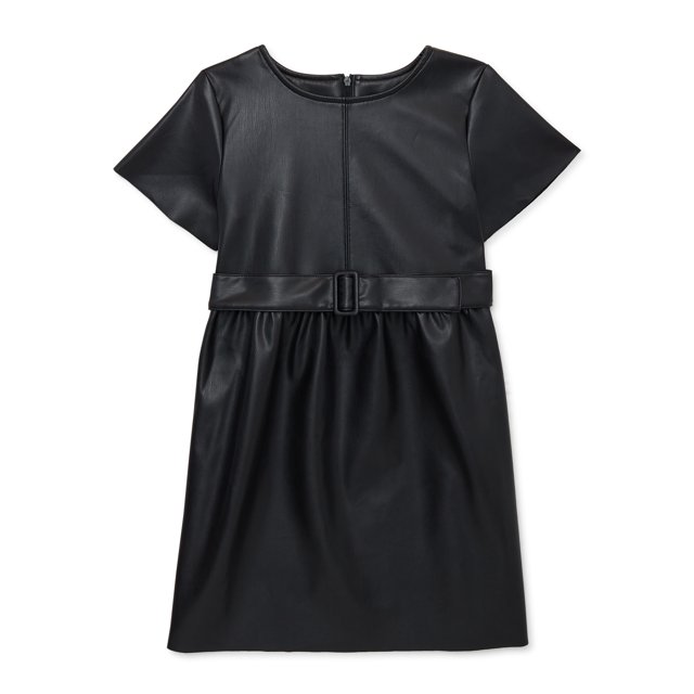 Robe Cocktail LOFT Noire - Taille 4, Manches Courtes, Perles Dorées, Neuve Avec étiquettes