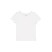 Wonder Nation Girls Short Sleeve Rib Tee, Sizes 4-18 & Plus