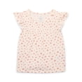 thumbnail image 1 of Wonder Nation Girls Smocked Flutter Sleeve Top, Sizes 4-18 & Plus, 1 of 3