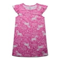 thumbnail image 1 of Wonder Nation Girls Short Sleeve Sleep Gown Pajama, Sizes 4-18 & Plus, 1 of 3