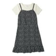 thumbnail image 1 of Wonder Nation Girls Short Sleeve Tee & Dress Set, Sizes 4-18 & Plus, 1 of 9