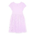 thumbnail image 1 of Wonder Nation Girls Short Sleeve Tutu Dress, Sizes 4-18 & Plus, 1 of 3