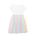 thumbnail image 1 of Wonder Nation Girls Short Sleeve Tutu Dress, Sizes 4-18 & Plus, 1 of 3