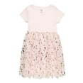 thumbnail image 1 of Wonder Nation Girls Short Sleeve Tutu Dress, Sizes 4-18 and Plus, 1 of 4