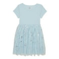 thumbnail image 1 of Wonder Nation Girls Short Sleeve Tutu Dress, Sizes 4-18 and Plus, 1 of 3